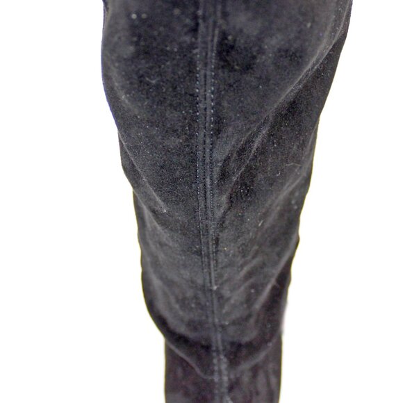 Stuart Weitzman Women's Black Suede Knee Length Boots: Size 8.5 M - Picture 5 of 8